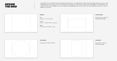Logitech Guidelines