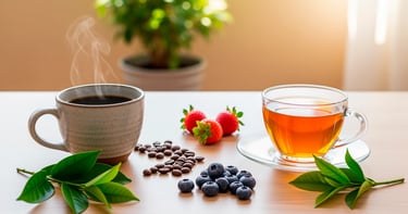 Los antioxidantes del café y del té son poderosos antioxidantes, pero ¿Cuál es mejor?