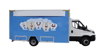 mobile oral and dental health vehicle