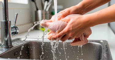 Lavar las carnes antes de consumirlas no solo es innecesario, incrementa riesgos de contaminación