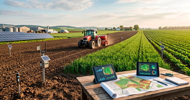 Agricultura digital y productividad en entorno agroindustrial moderno