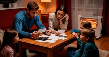 Deudas domésticas, por facturas ligadas a la calefacción, se incrementan en EE. UU., precio al alzas