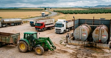 Impacto del diésel en logística, alimentos y economía global
