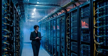 Centro de datos con presión tecnológica, mercados y expansión de infraestructura digital