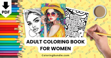 adult coloring book for women