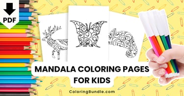 mandala coloring pages for kids