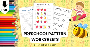 preschool pattern worksheets