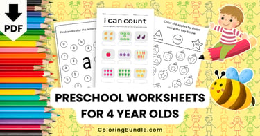 preschool worksheets for 4 year olds