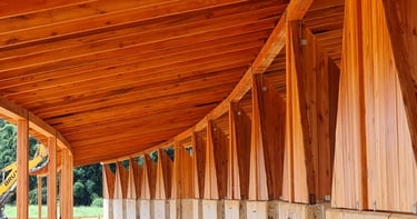 Varanda das baias do Haras modular prefabricado