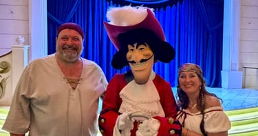 Disney Wish Cruise Ship, pirates, Hook