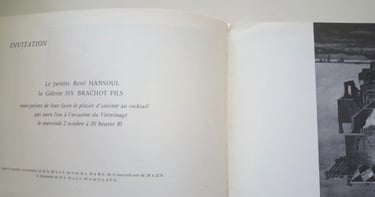 Flyer 2 expo rené hansoul 1963