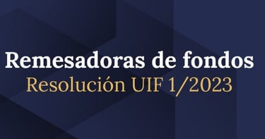 Remesadoras de fondos UIF