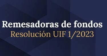 Remesadoras de fondos UIF