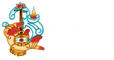KalaaSravanthi Performing Arts Academy logo featuring traditional Indian dance elements and elegant 