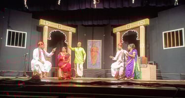 Glimps of Sangeet Double Life performed at Maharastra State Sangeet Natya Spardha