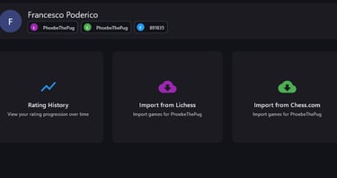 lichess and chess.com import