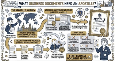 Business document apostille