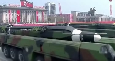 Musudan (Hwasong-10) missile on parade, April 2017