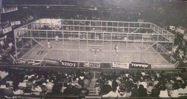 padelvibes.co.uk, picture of first glass padel court