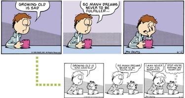 Garfield Minus Garfield - Sadder With or Without the Cat?