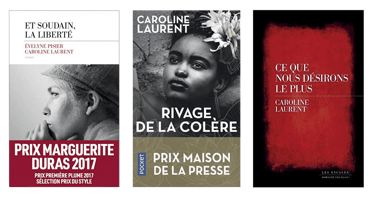 three books by Caroline Laurent