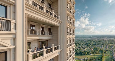 The Bliss Condominium villa in the air