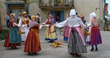 Nos danseuses à la Fête de Saint Félix-Lauragais 2024