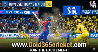 Gold365 DC VS CSK