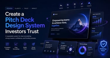 Create a Pitch Deck Design System Investors Trust