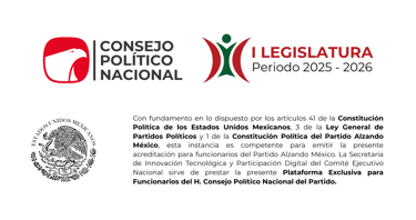 Consejo Político Nacional del Partido Alzando México