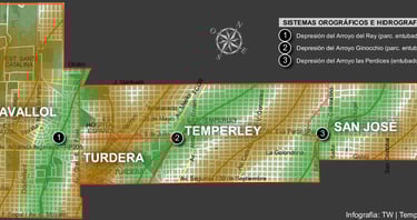 Relieve arroyos Llavallol Turdera Temperley Turdera