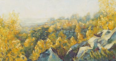 sybille ingold peintre panorama franchard foret de fontainebleau