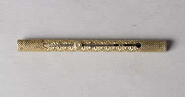Silver-gilt pencil holder, c.1720 (V&A Museum LOAN:GILBERT.1087-2008)