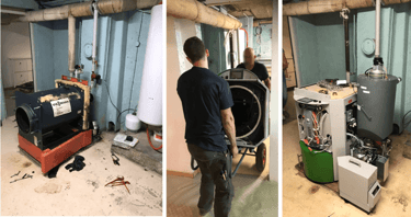 remplacement de chaudiere