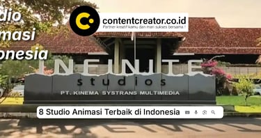 Infinite Studios PT Kinema Systrans Multimedia building, a top animation studio in Indonesia.