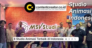 Professional team at MSV Studio, one of the best animation studios in Indonesia.