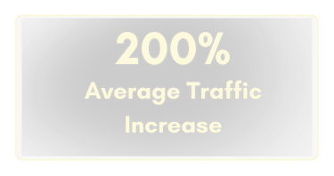 200% traffic increase for client website with SEO optimization