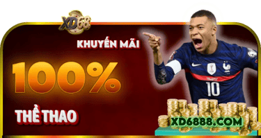 Khuyến mãi thể thao xd68 thưởng 100% cho sảnh thể thao