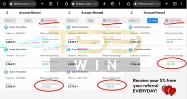 T99Win Referral Earning