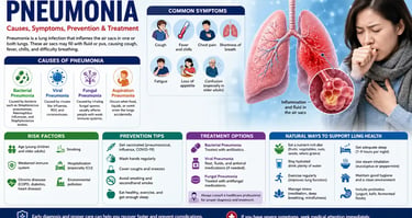 Doctor examining lungs of a patient with pneumonia infection