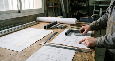 Fase de diseño y definición de un proyecto de cerramiento metálico a medida