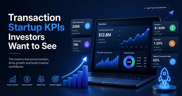 Transaction Startup KPIs Investors Want to See