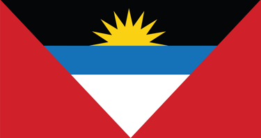 Flag of Antigua and Barbuda.
