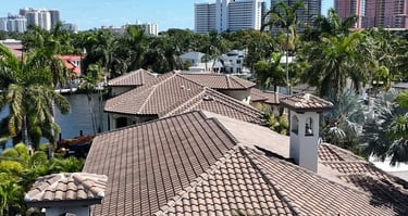 roof soft washing before and after fort lauderdale coastal home roof cleaning 