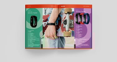Egle Santockyte, catalogue, advertising, ad, print, portfolio, design services