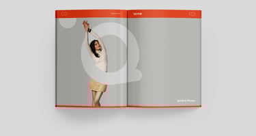 Egle Santockyte, catalogue, advertising, ad, print, portfolio, design services