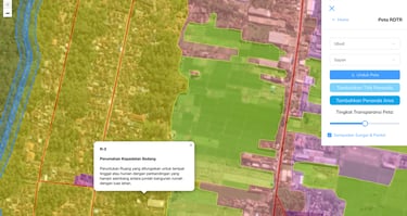 Land acquisition process in Bali for off-plan development, showing a plot marked for a future villa 