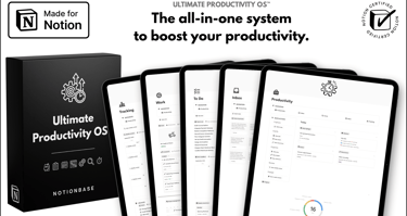 Notion Templates | Ultimate Productivity OS™ | Cover