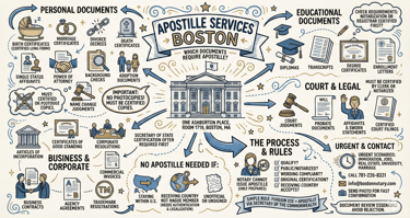 Which documents are required to be apostilled?