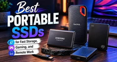 Best Portable SSDs for Fast Storage, Gaming, and Remote Work